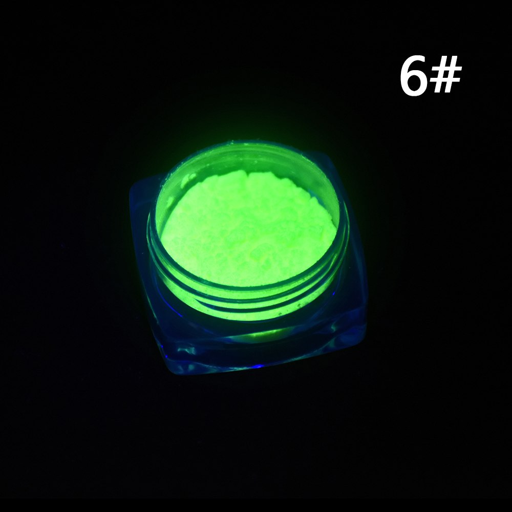 Neon Luminous Nail Powder