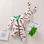 Carrot Print Baby Romper