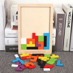 Wooden Tetris Puzzle Toy