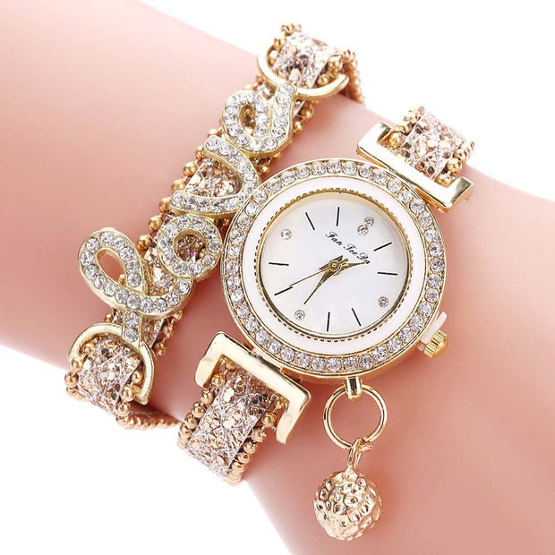 Love Bracelet Wrist Watch