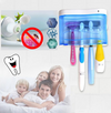UV sterilizer toothbrush holder
