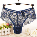 mid-rise lace panties