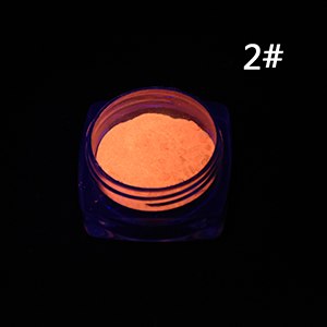 Neon Luminous Nail Powder