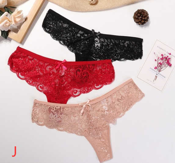 embroidery Lace Thong