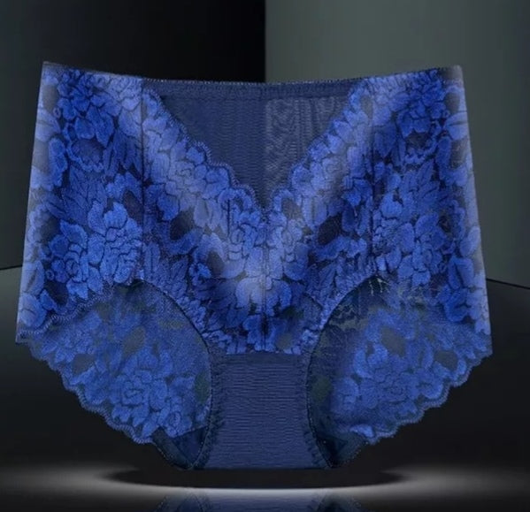 Seamless High Waist Lace Panties