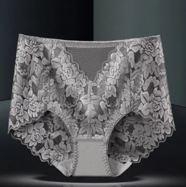 Seamless High Waist Lace Panties