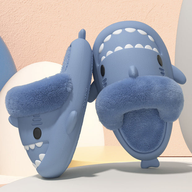 Detachable Winter Shark Slippers