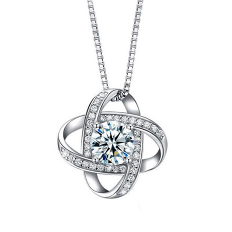 Mother Daughter Necklace with card